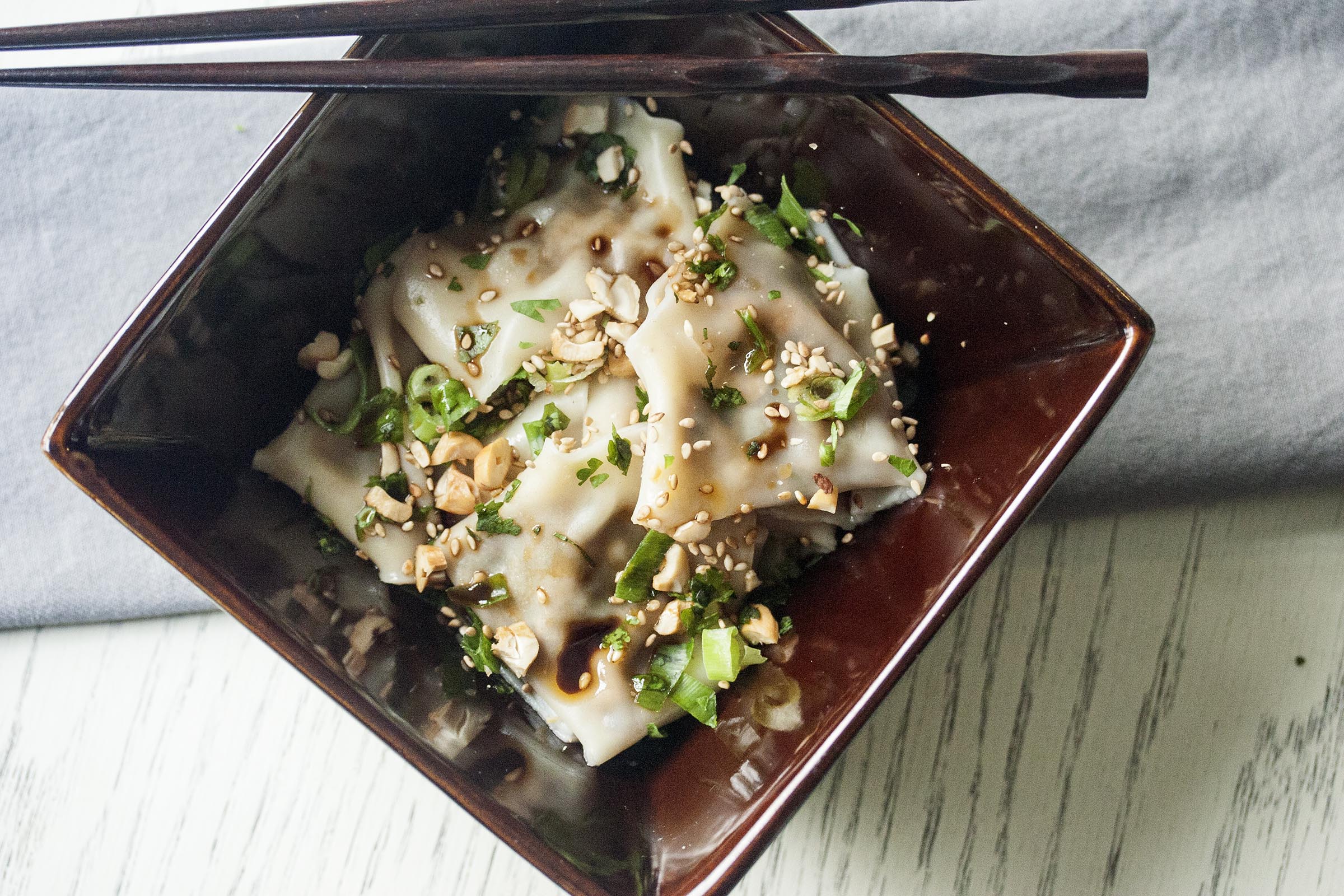 Final Scallion Tofu Wontons