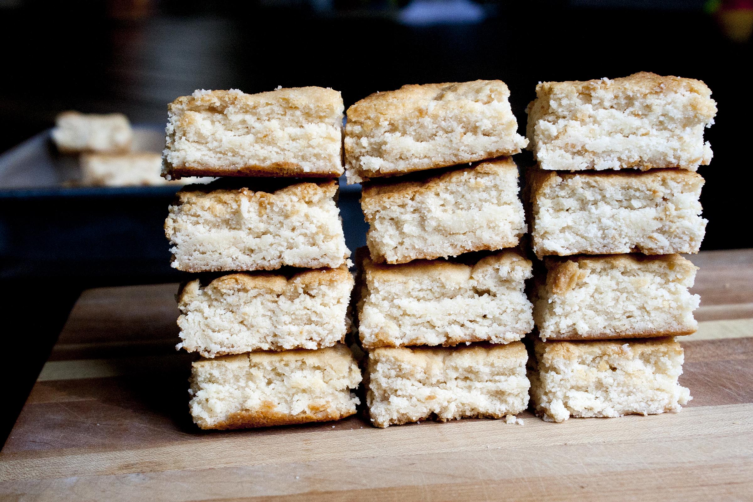 Triple Coconut Bars made from Coconut Oil, Coconut Extract and Coconut Flour. Chewy, rich and intensely coconutty (and they just happen to be gluten-free). I lifeaswecookit.com