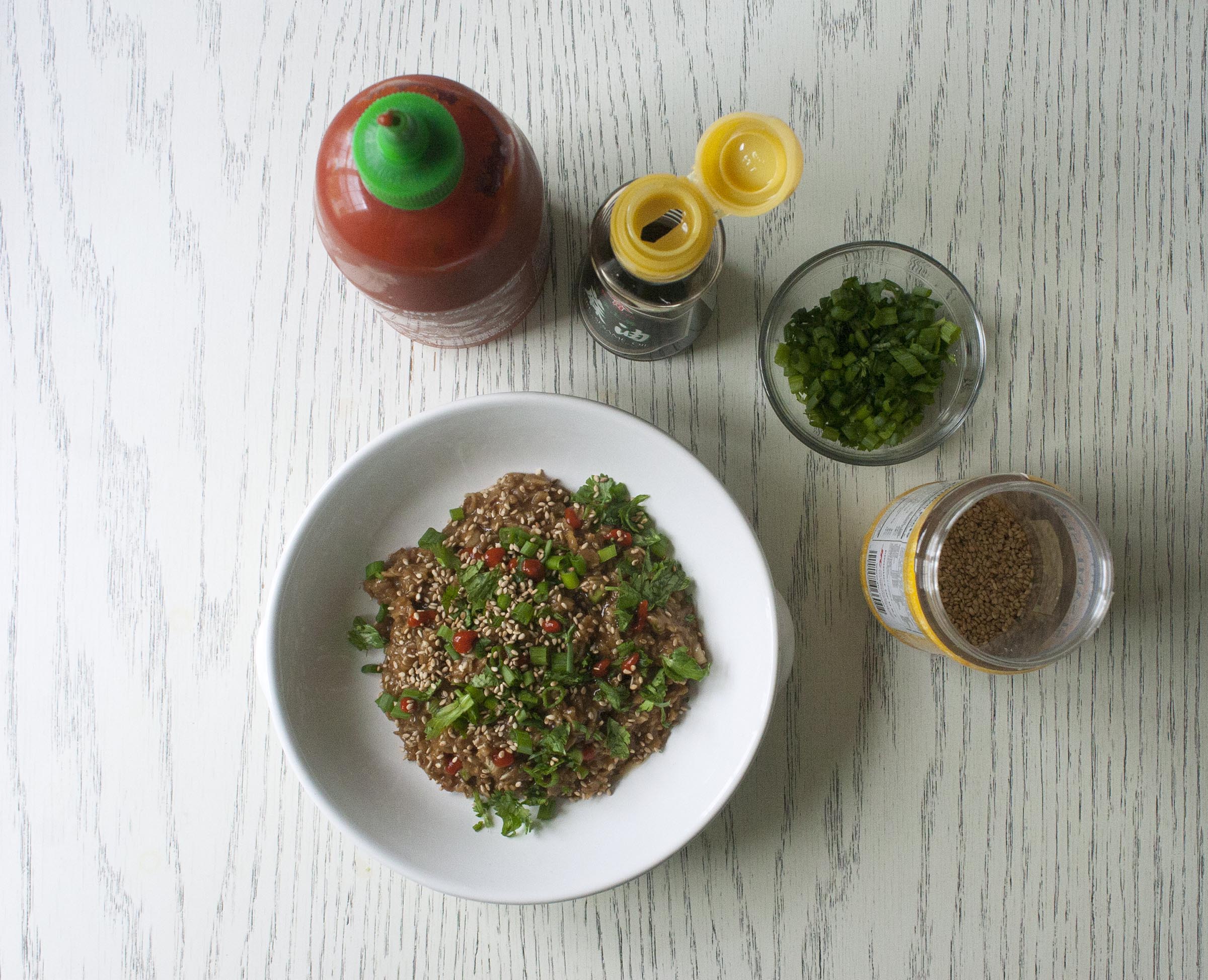 A really quick, hearty dinner: Savory Oats with Soy, Miso & Sesame. www.lifeaswecookit.com