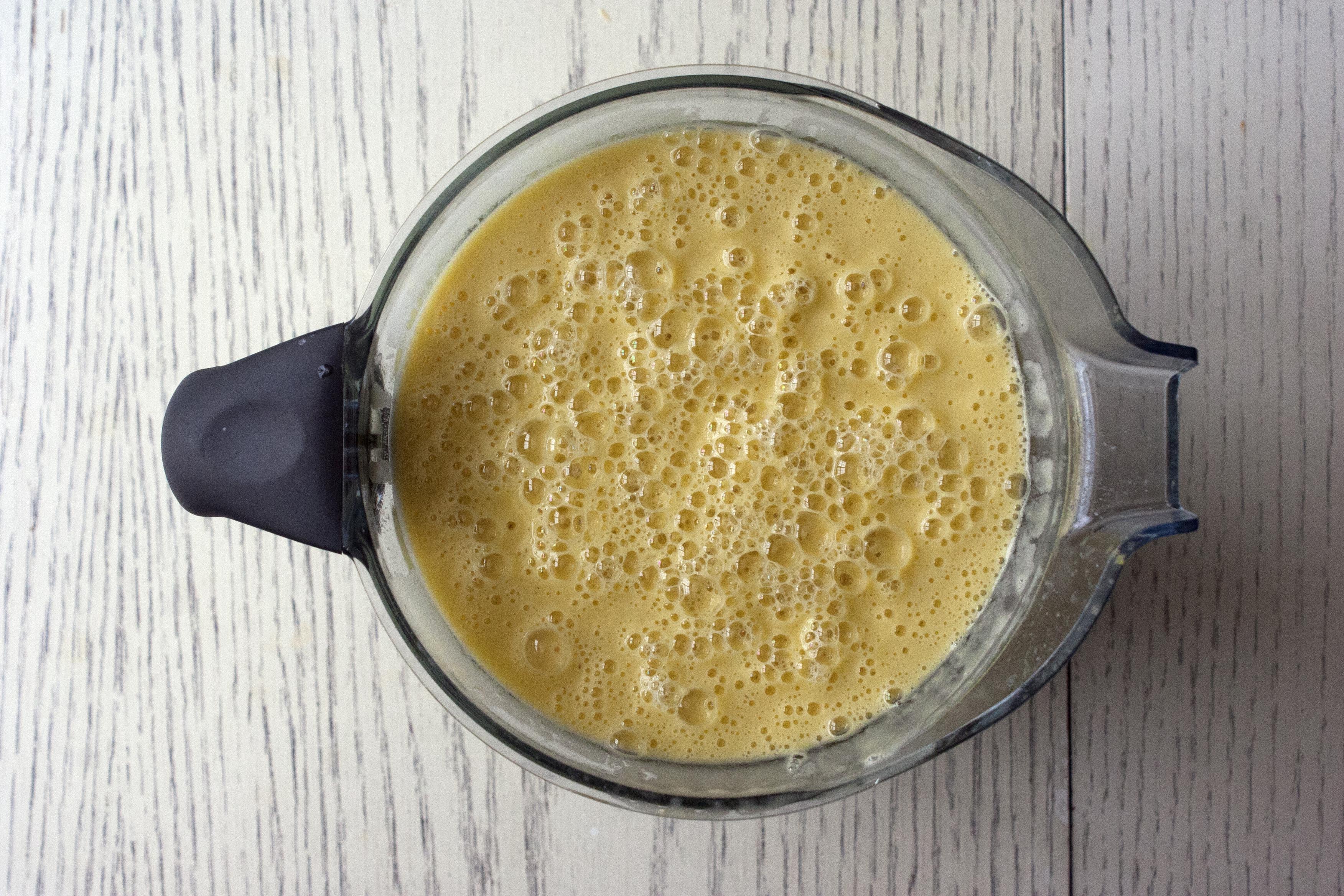 Corn, onions, garlic and stock blended into a creamy corn soup. www.lifeaswecookit.com
