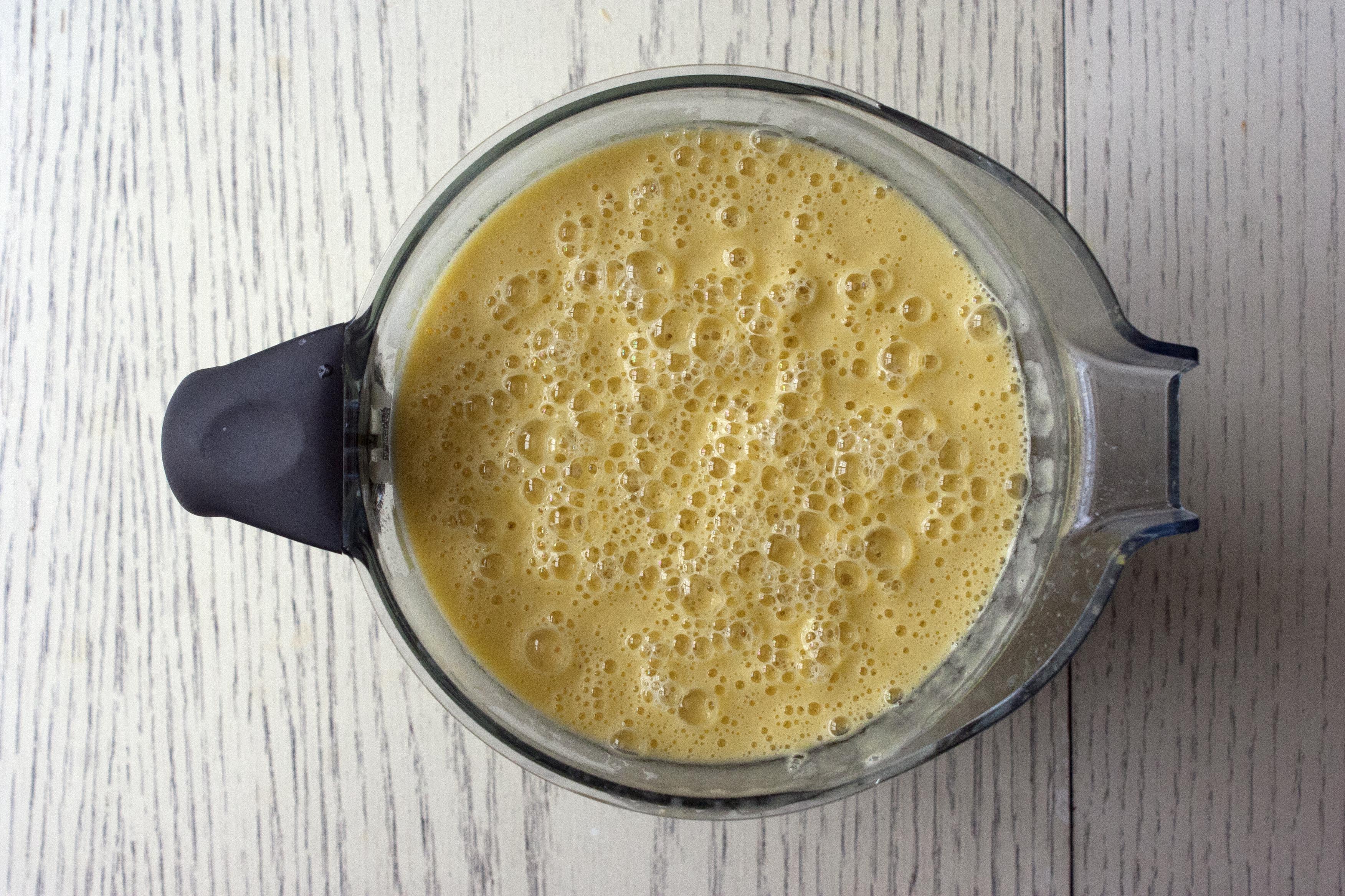 Corn, onions, garlic and stock blended into a creamy corn soup. www.lifeaswecookit.com