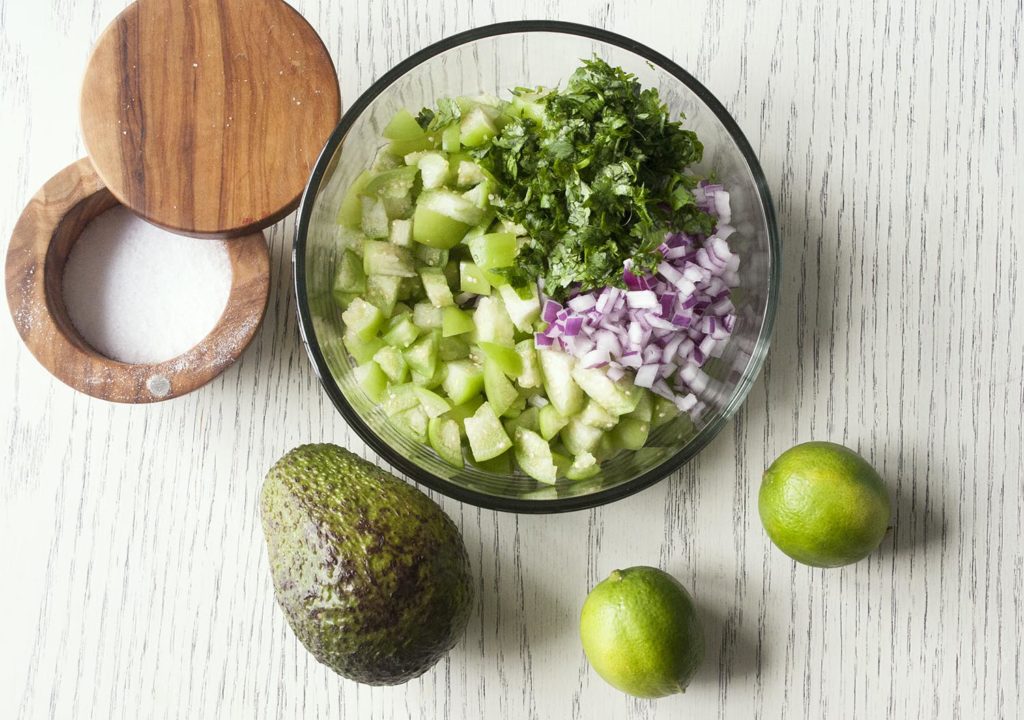 Fresh Tomatillo & Avocado Salsa