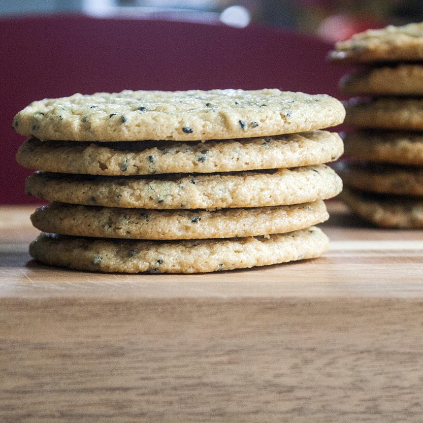 Triple Sesame Cookies